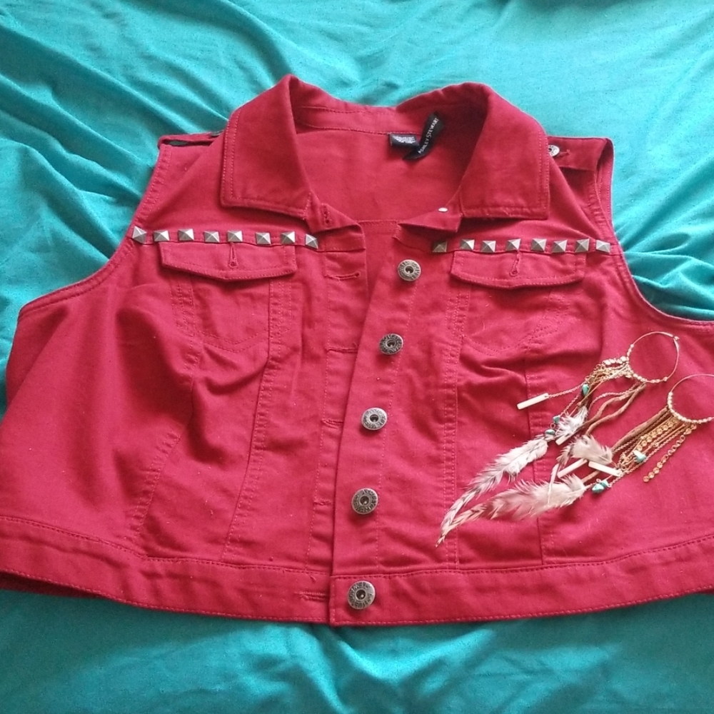 jean vest